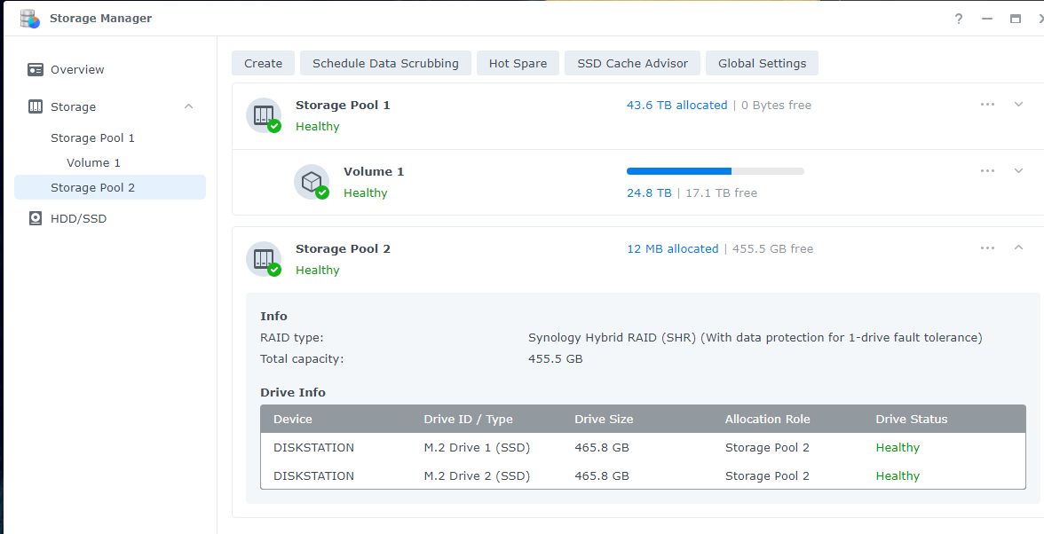 Synology_enable_M2_volume screenshot 7
