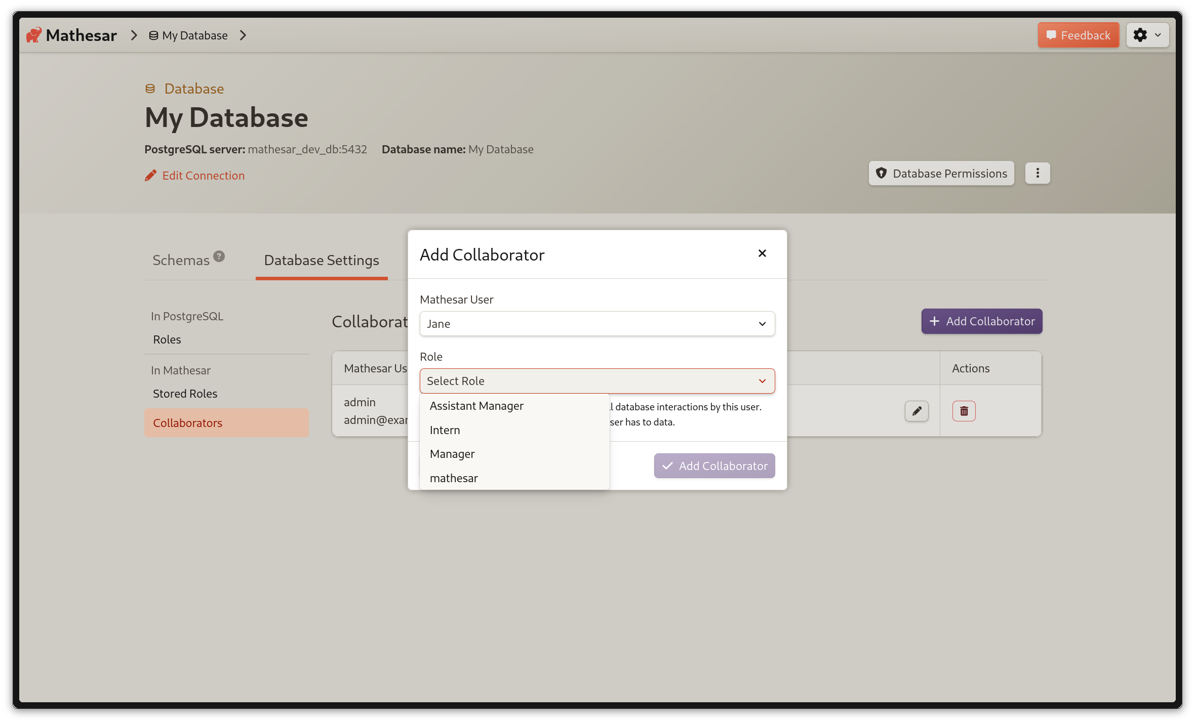 mathesar screenshot 3