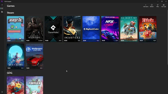 dlss-swapper screenshot 1