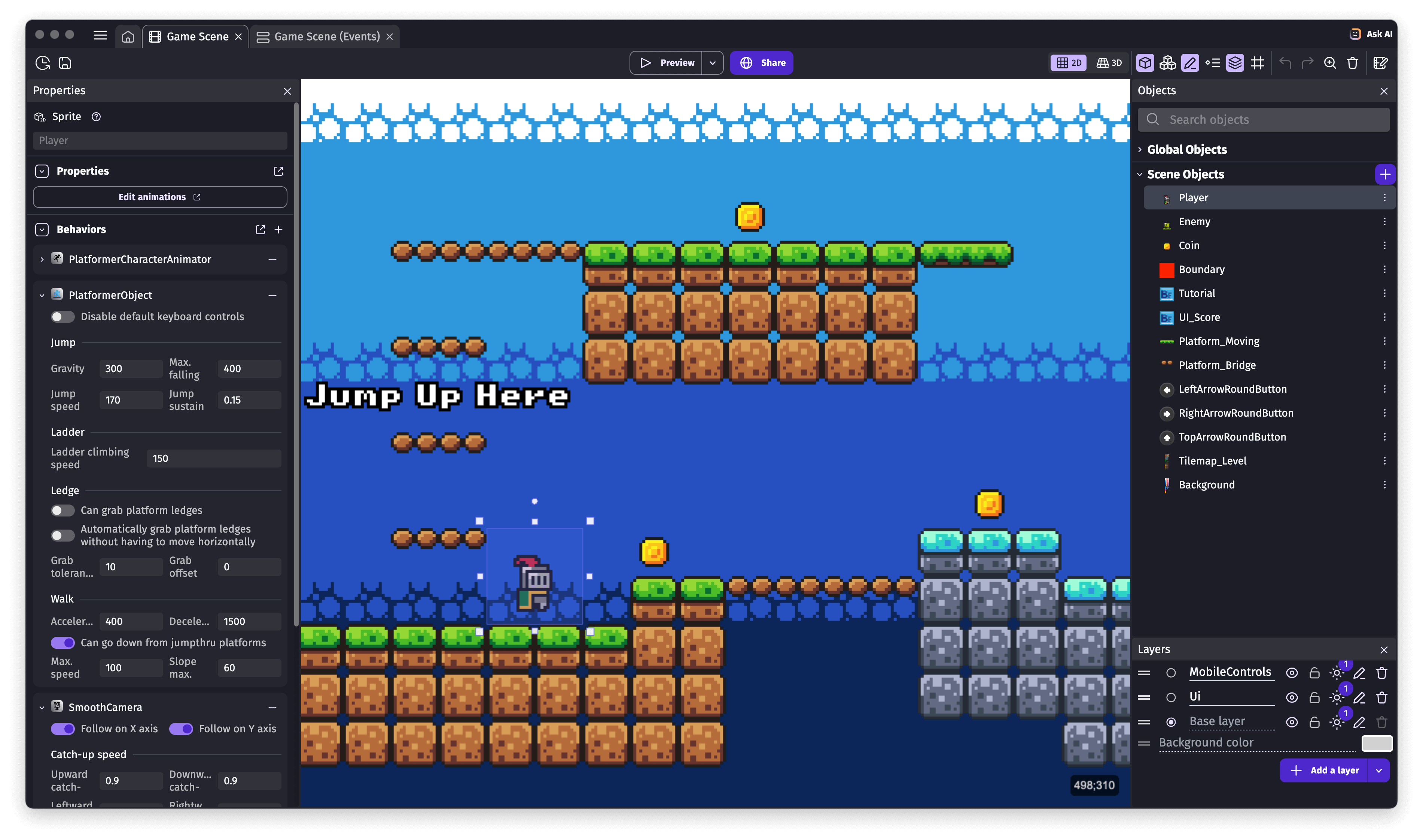 GDevelop screenshot 3