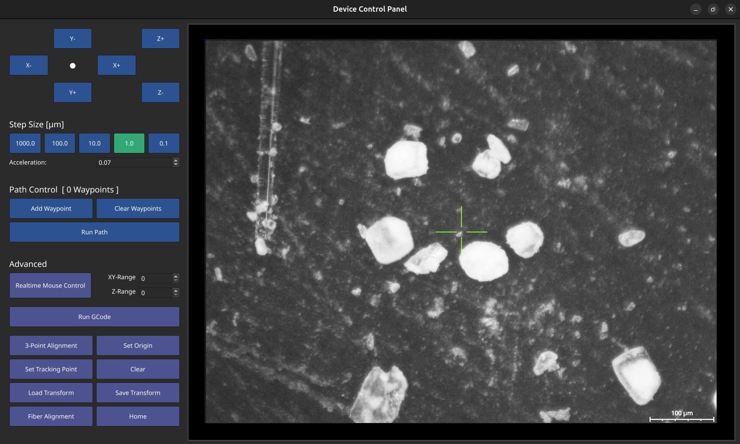 MicroManipulatorStepper screenshot 3