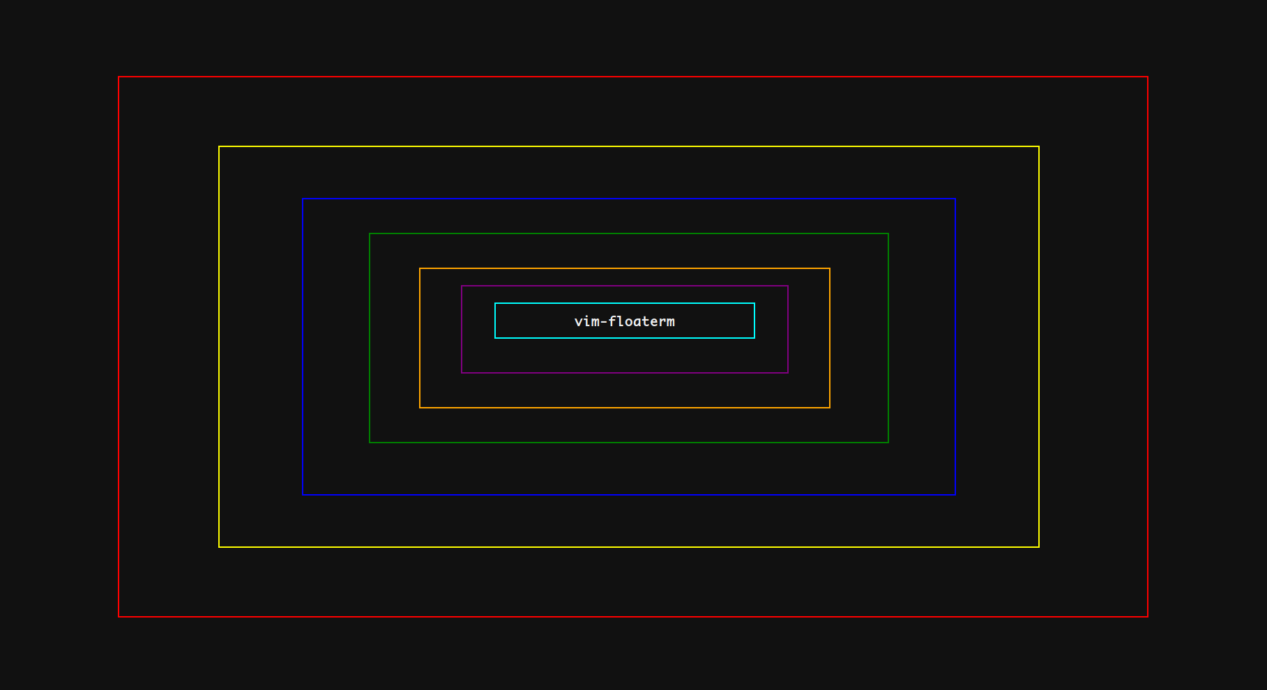 vim-floaterm screenshot 2