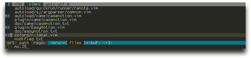 ctrlp.vim screenshot 1