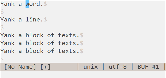 vim-highlightedyank screenshot 1