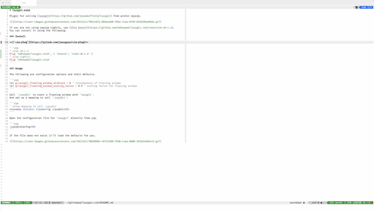 lazygit.nvim screenshot 1