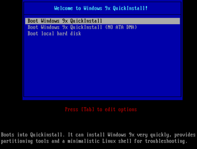 win98-quickinstall screenshot 4