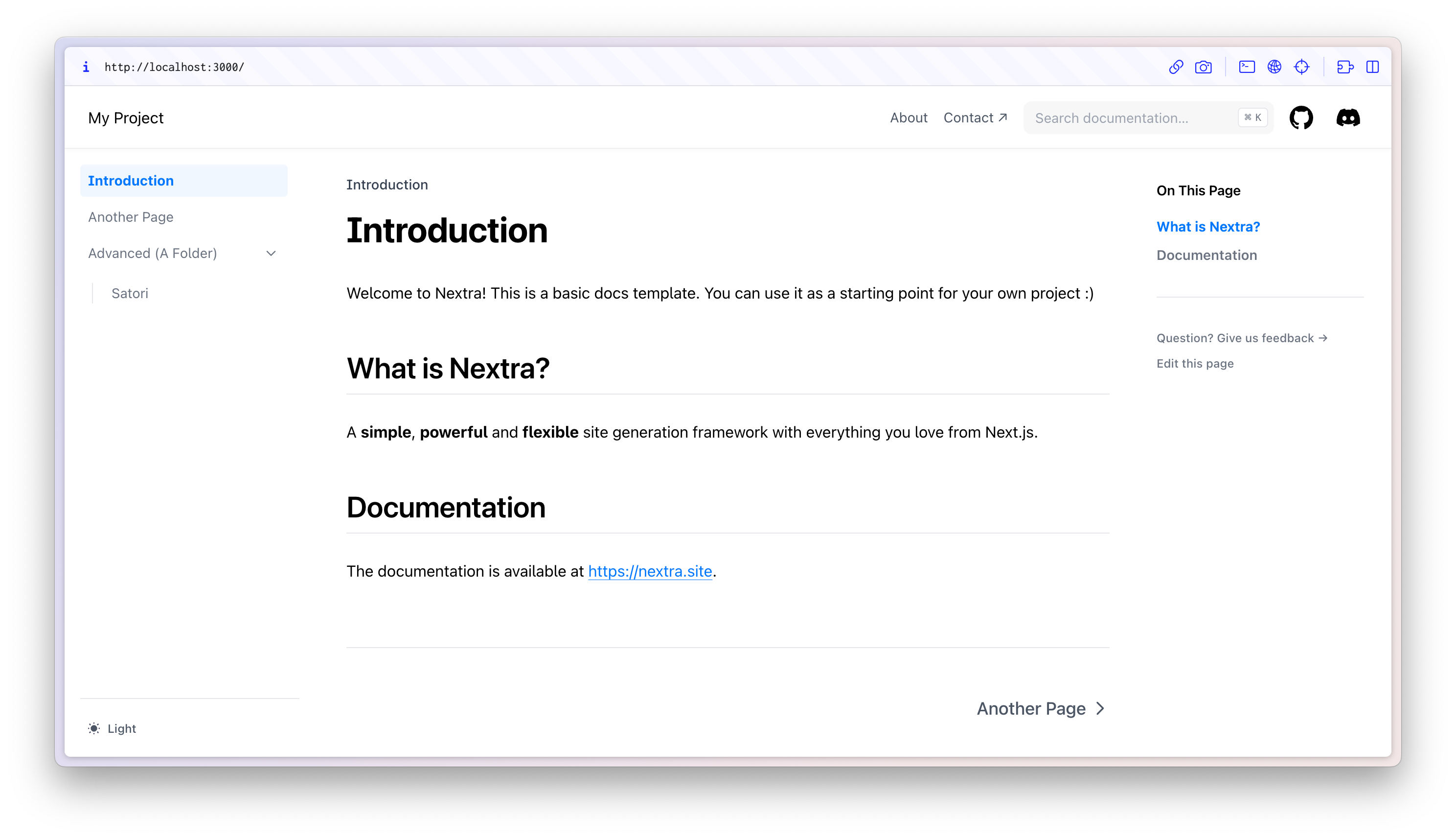 nextra-docs-template screenshot 1