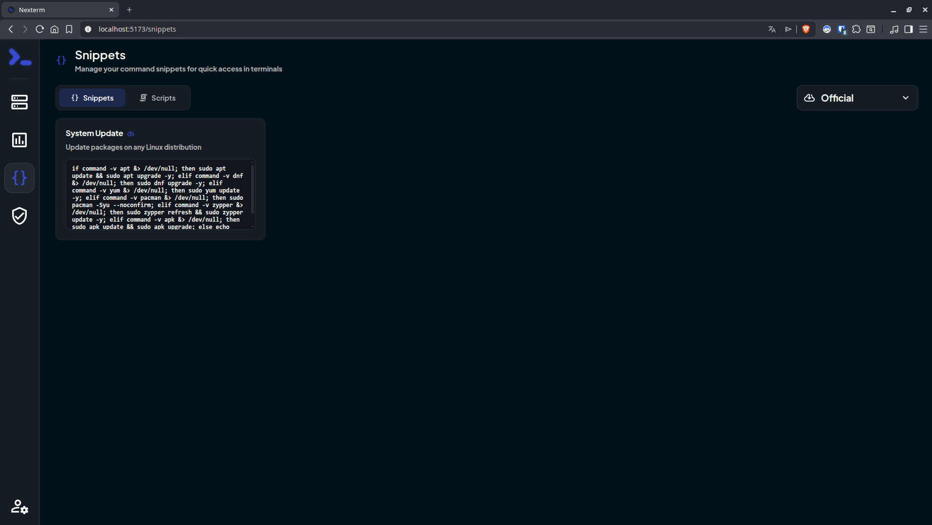 Nexterm screenshot 5