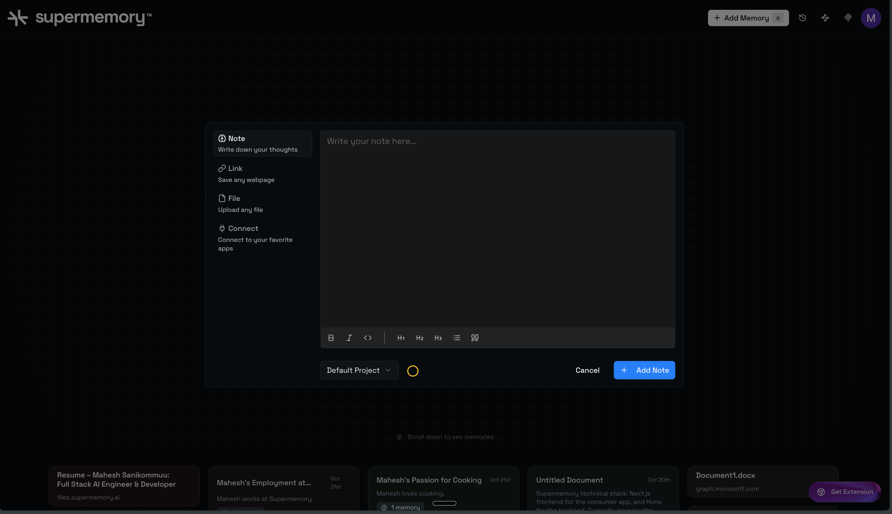 supermemory screenshot 2