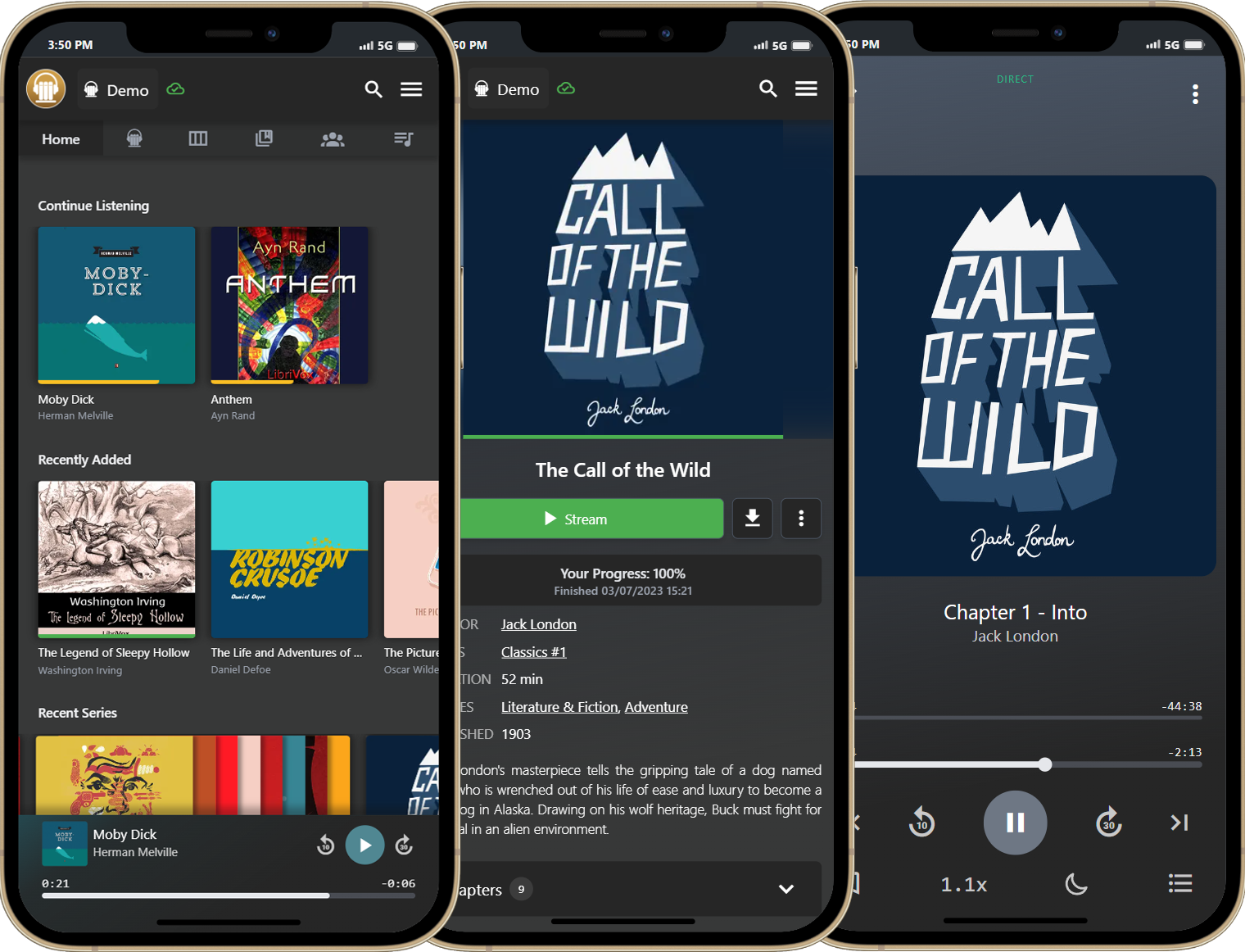 audiobookshelf-app screenshot 1