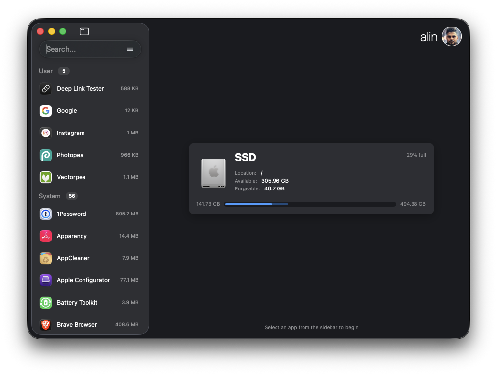 Pearcleaner screenshot 3