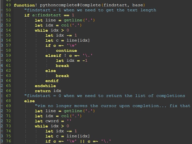 indentLine screenshot 1