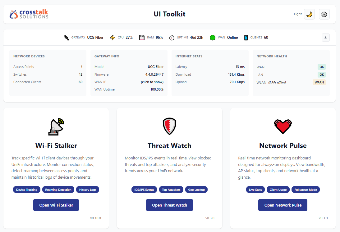 unifi-toolkit screenshot 1