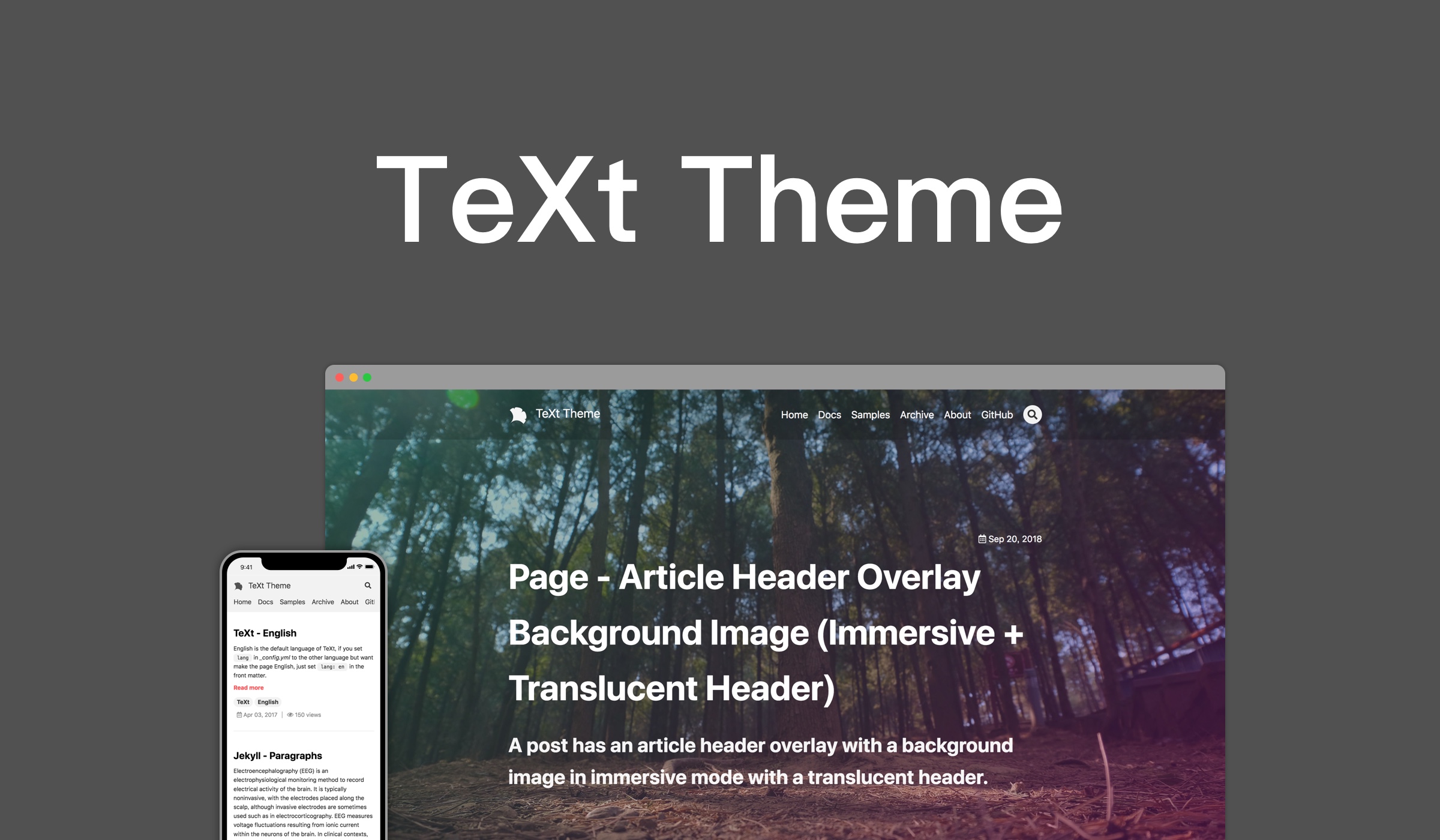 jekyll-TeXt-theme screenshot 1