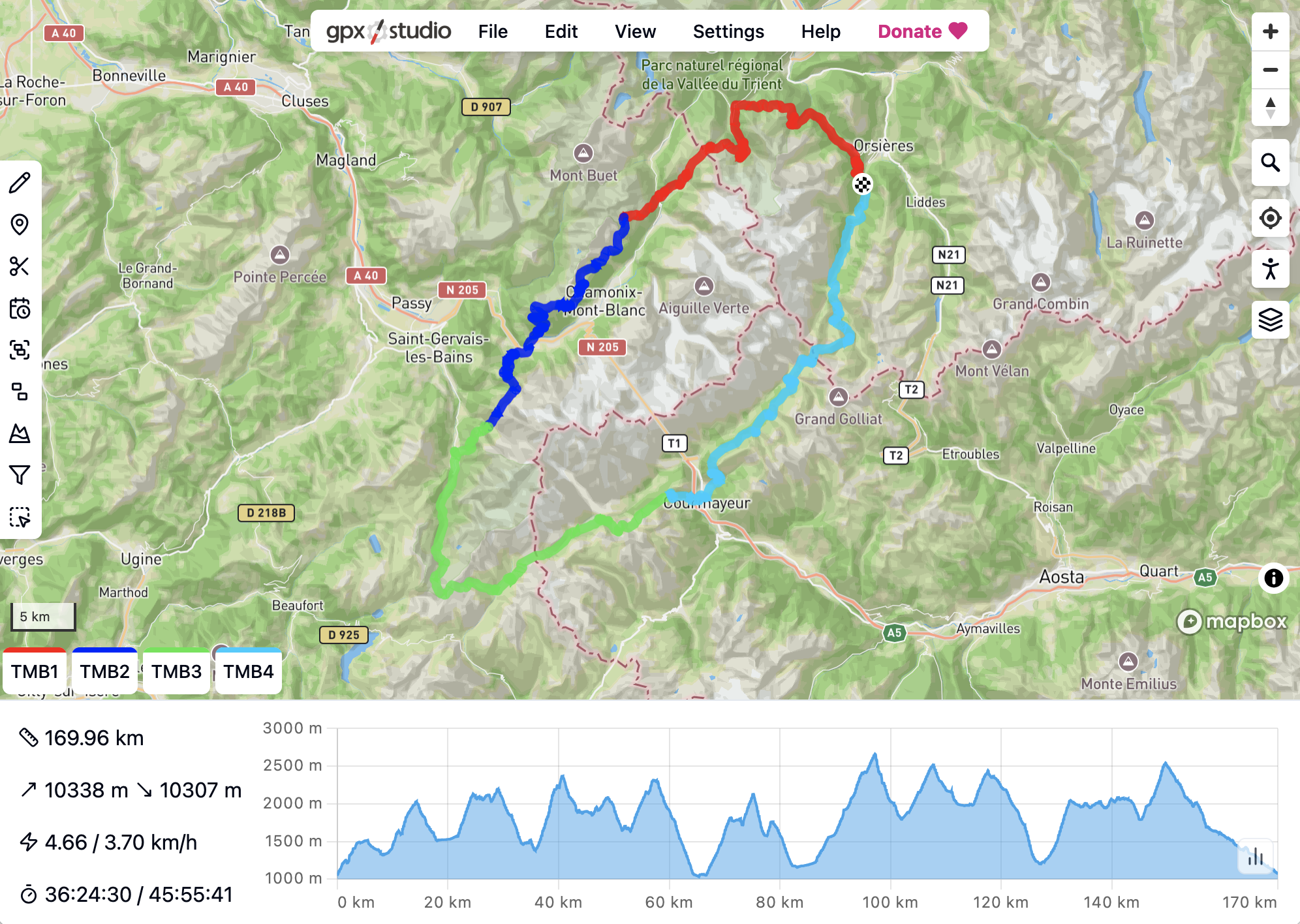 gpx.studio screenshot 1