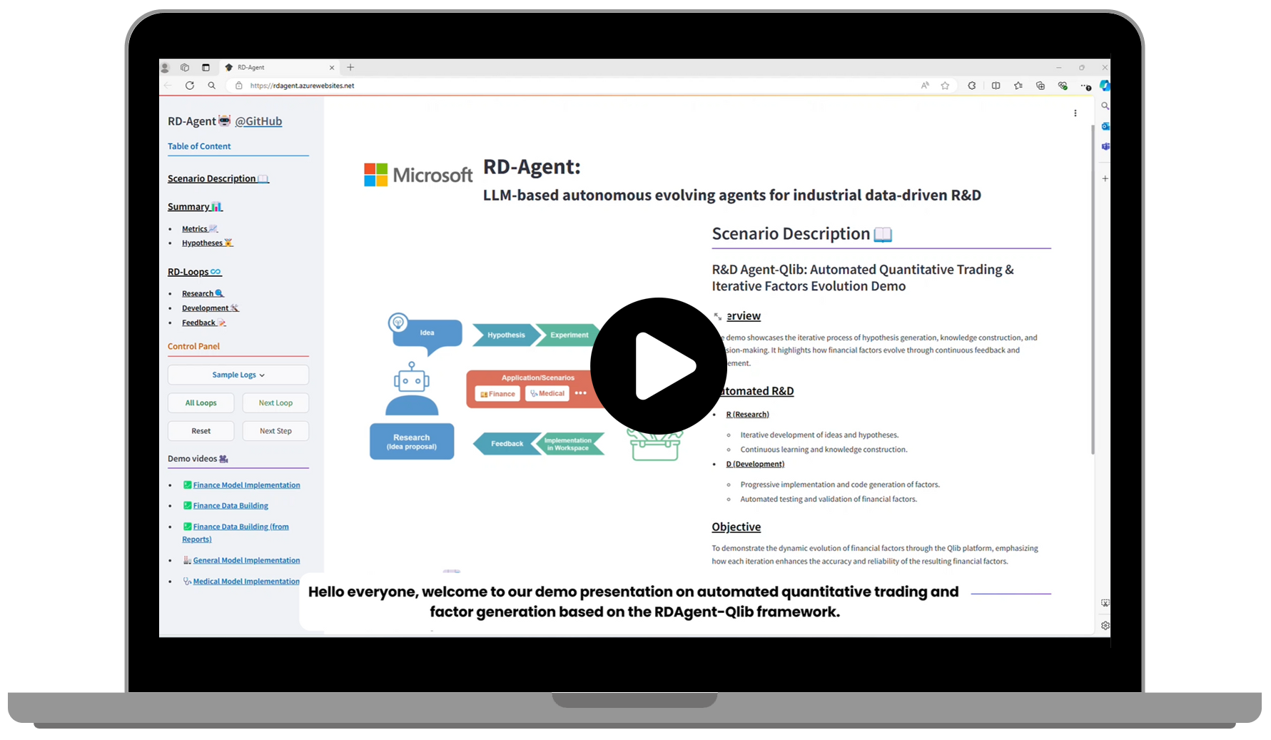 RD-Agent screenshot 3