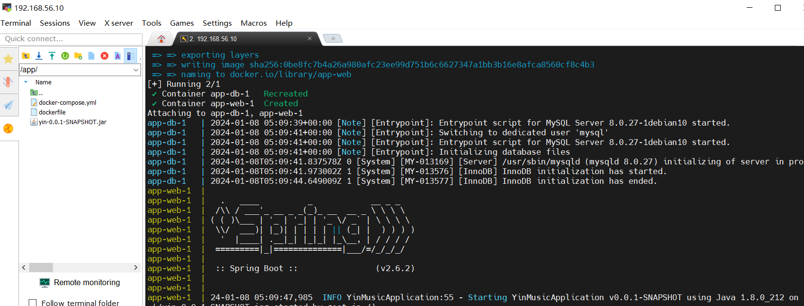 music-website screenshot 3