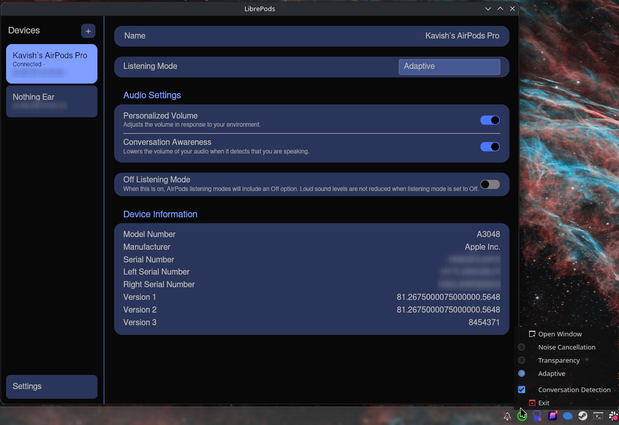 librepods screenshot 2