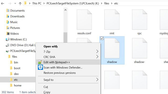 pcileech screenshot 3