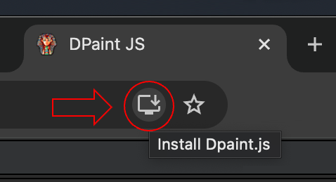 DPaint-js screenshot 2