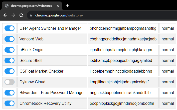 ext-remover screenshot 3