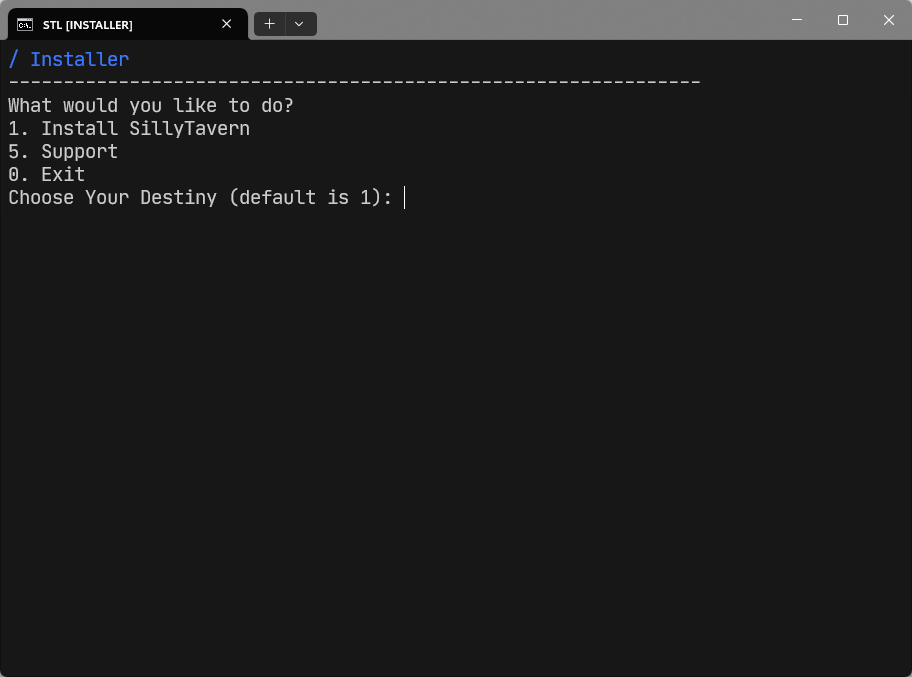 SillyTavern-Launcher screenshot 2