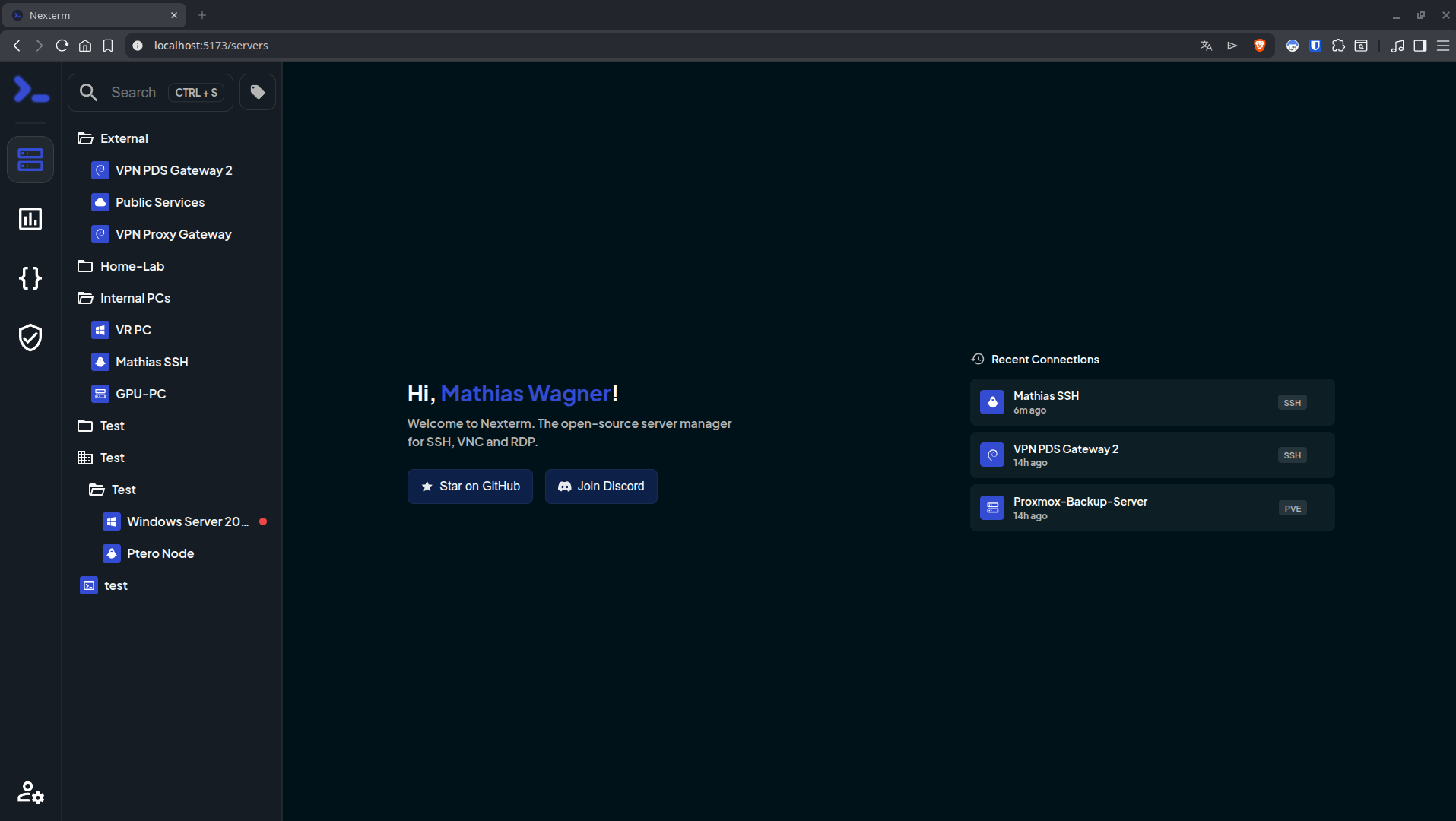 Nexterm screenshot 2