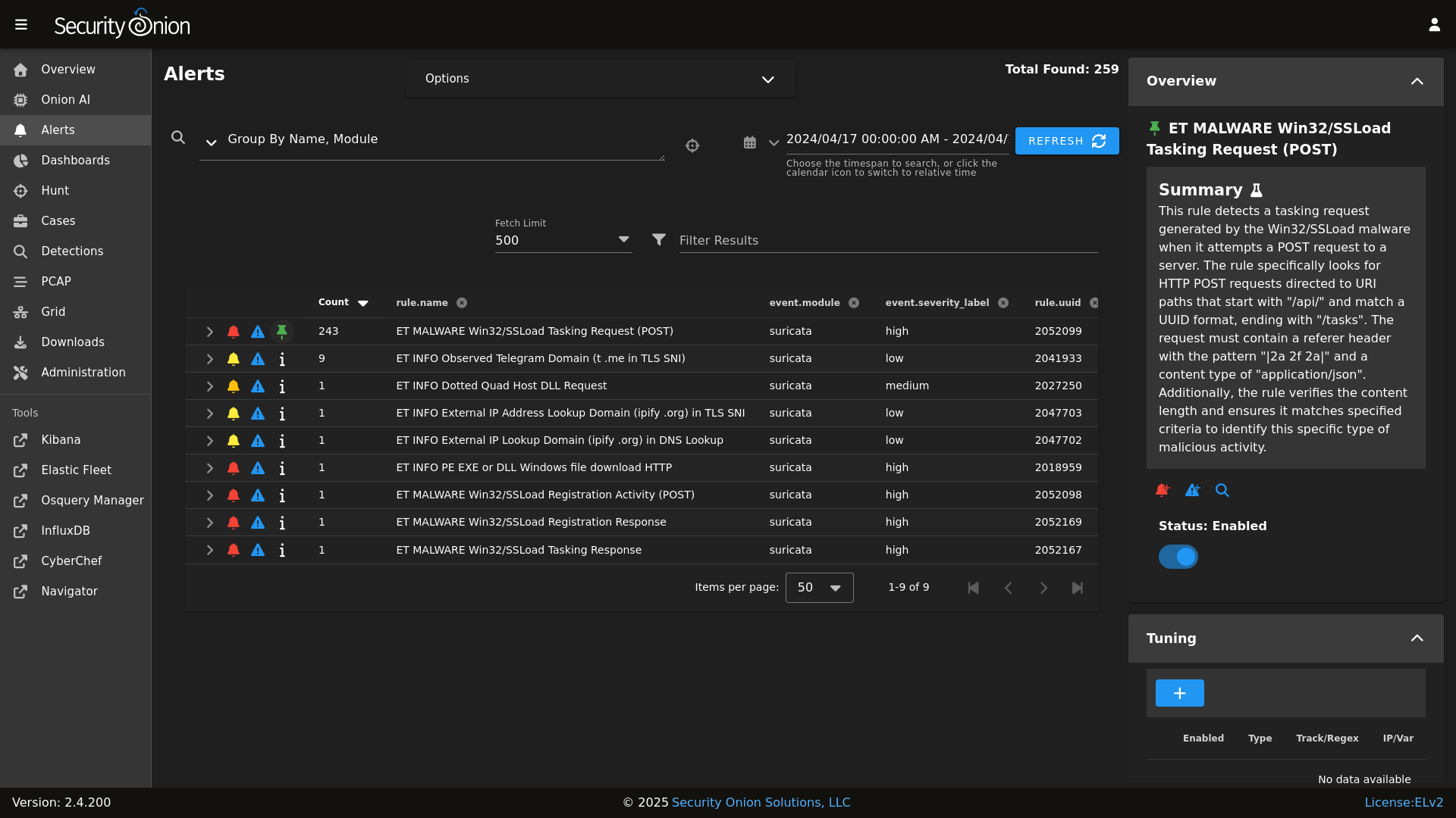 securityonion screenshot 1