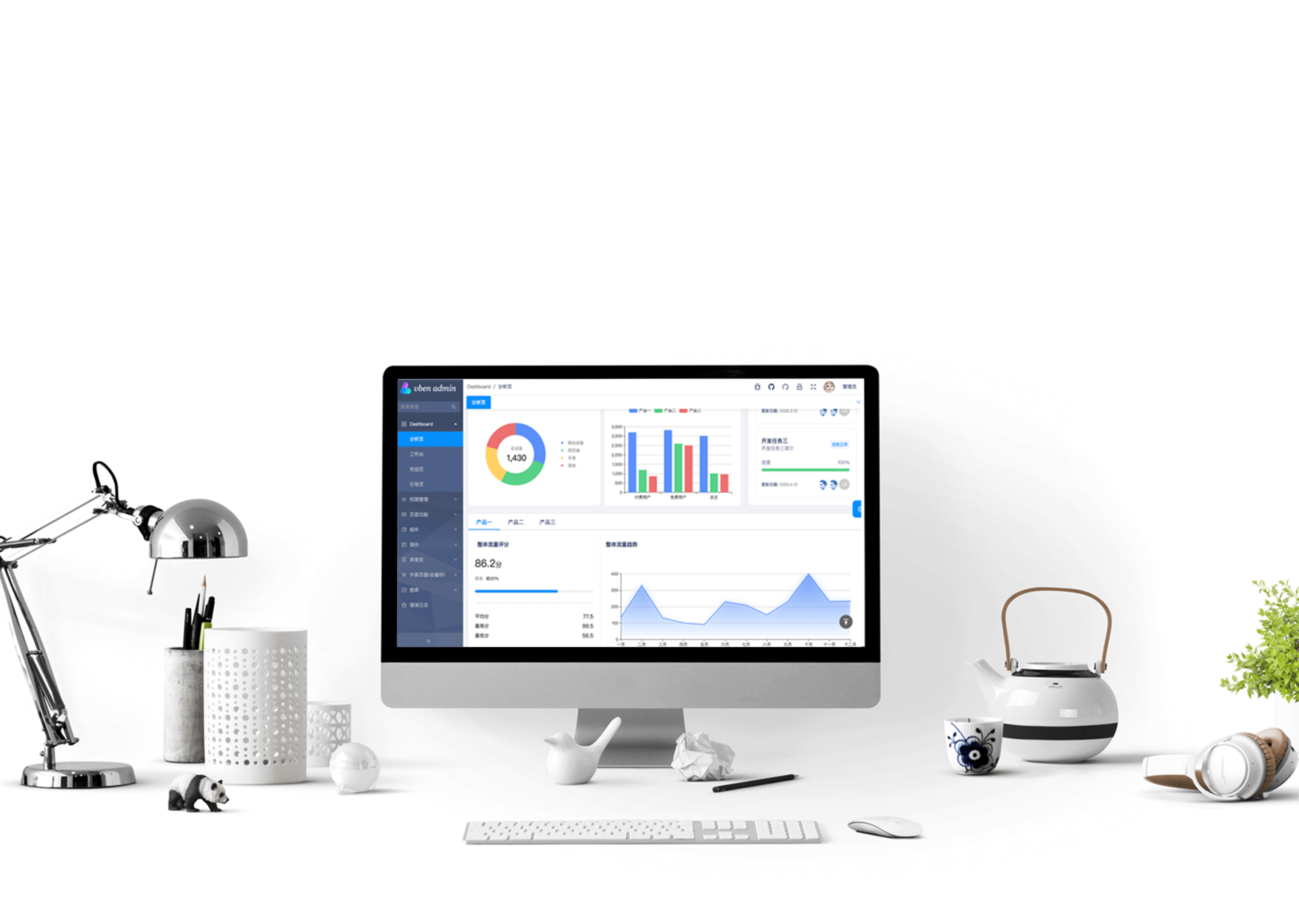 vue-vben-admin screenshot 1