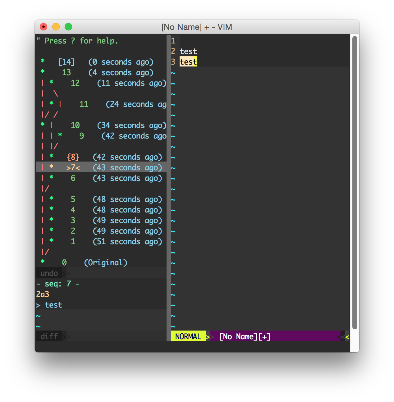 undotree screenshot 1