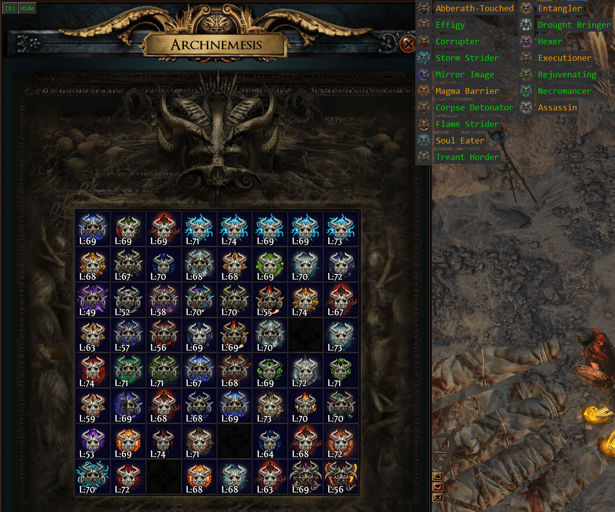 poe-archnemesis-scanner screenshot 2