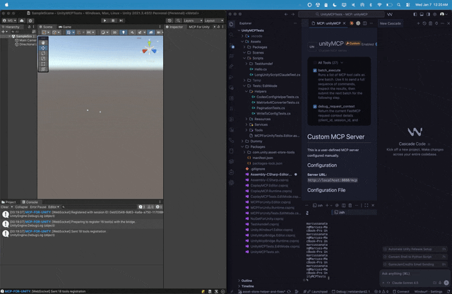 unity-mcp screenshot 1