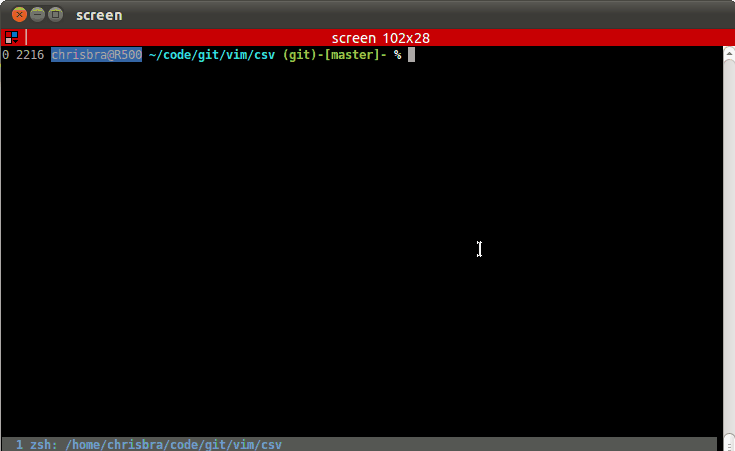 csv.vim screenshot 1
