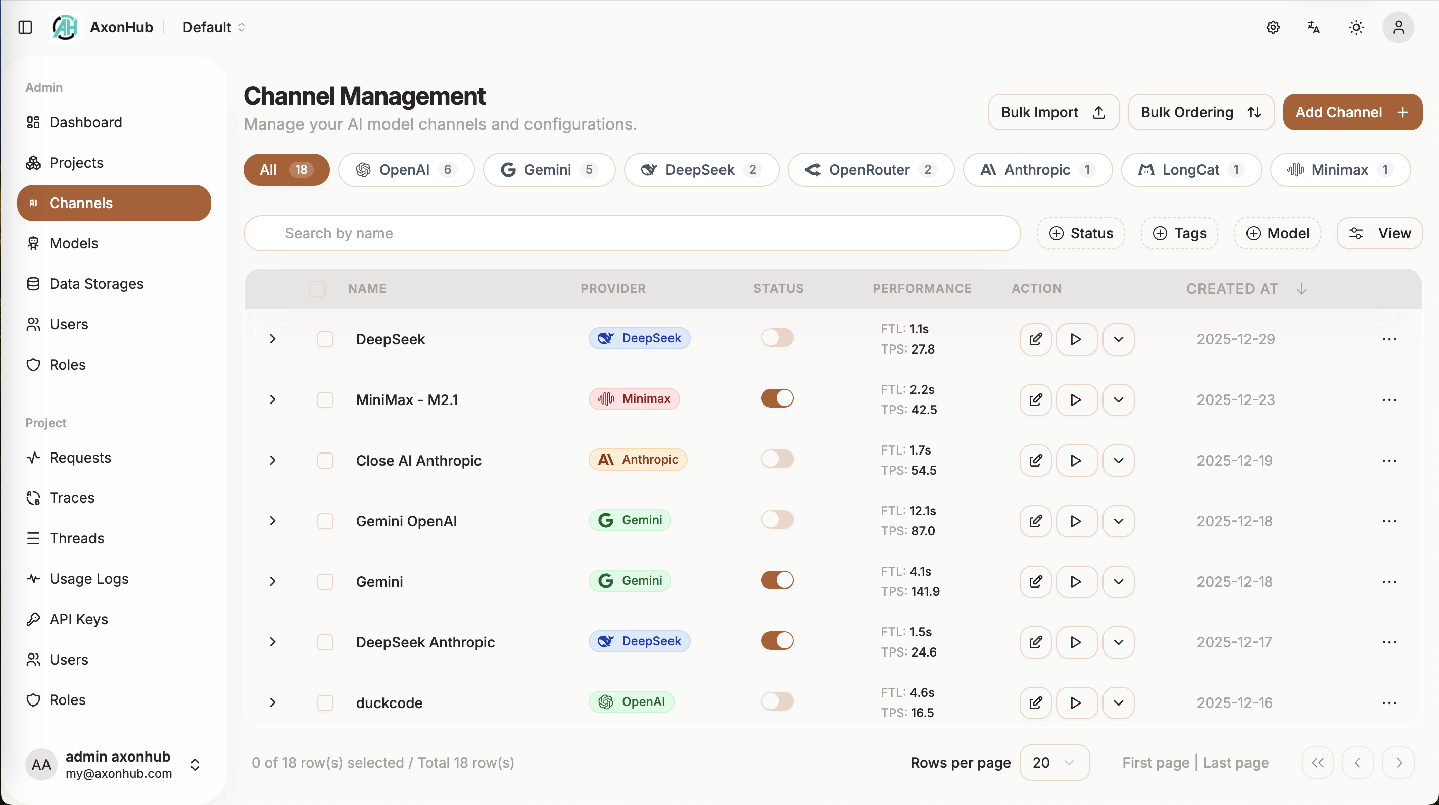 axonhub screenshot 2