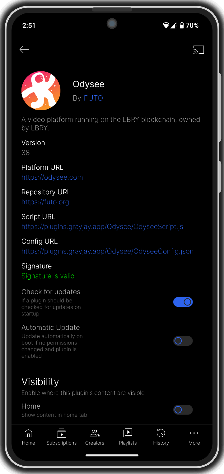 grayjay-android screenshot 4