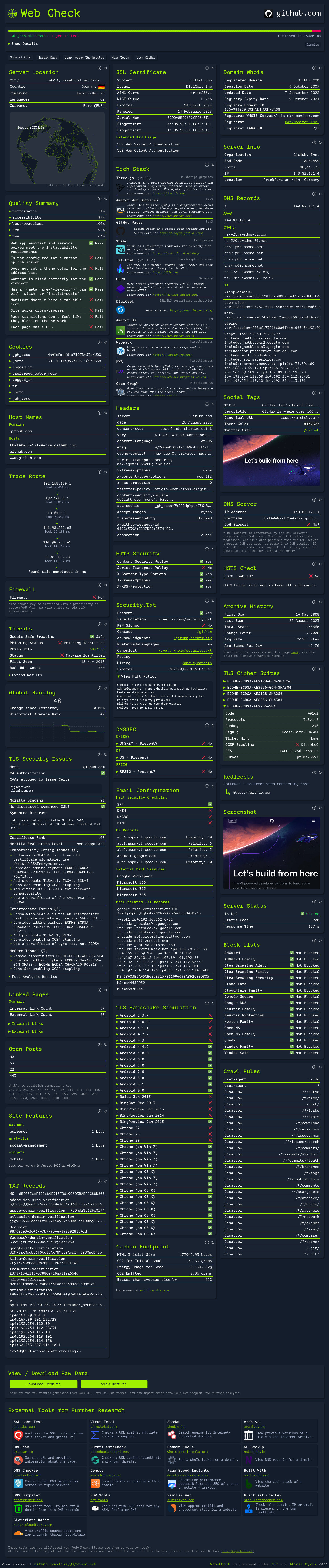 web-check screenshot 3