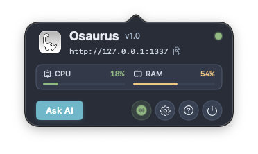 osaurus screenshot 1