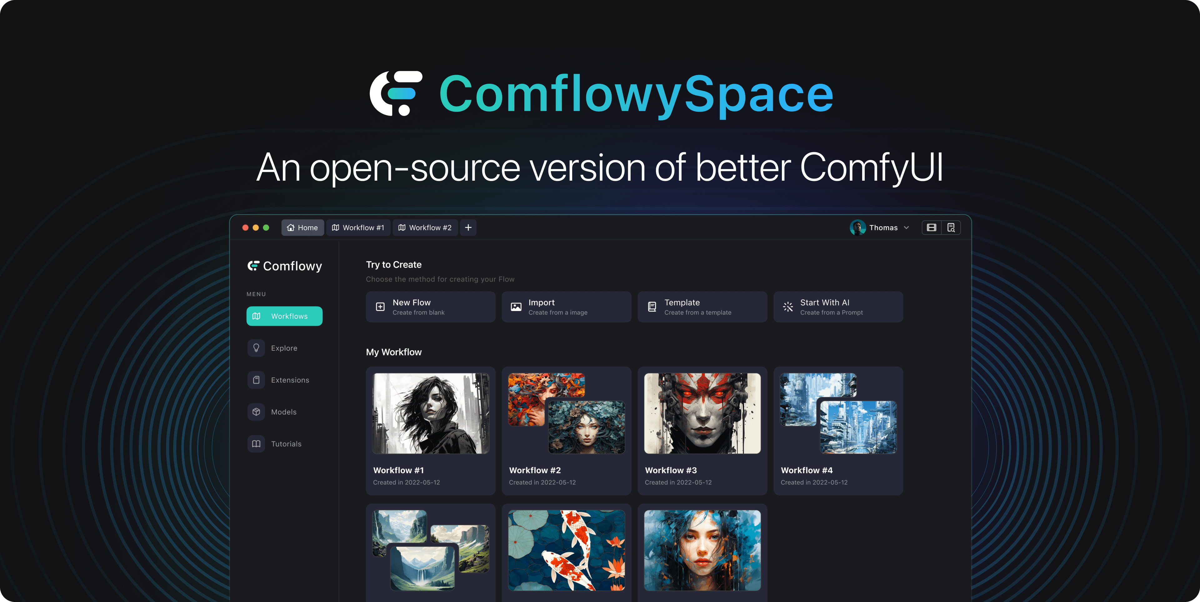 comflowyspace screenshot 1