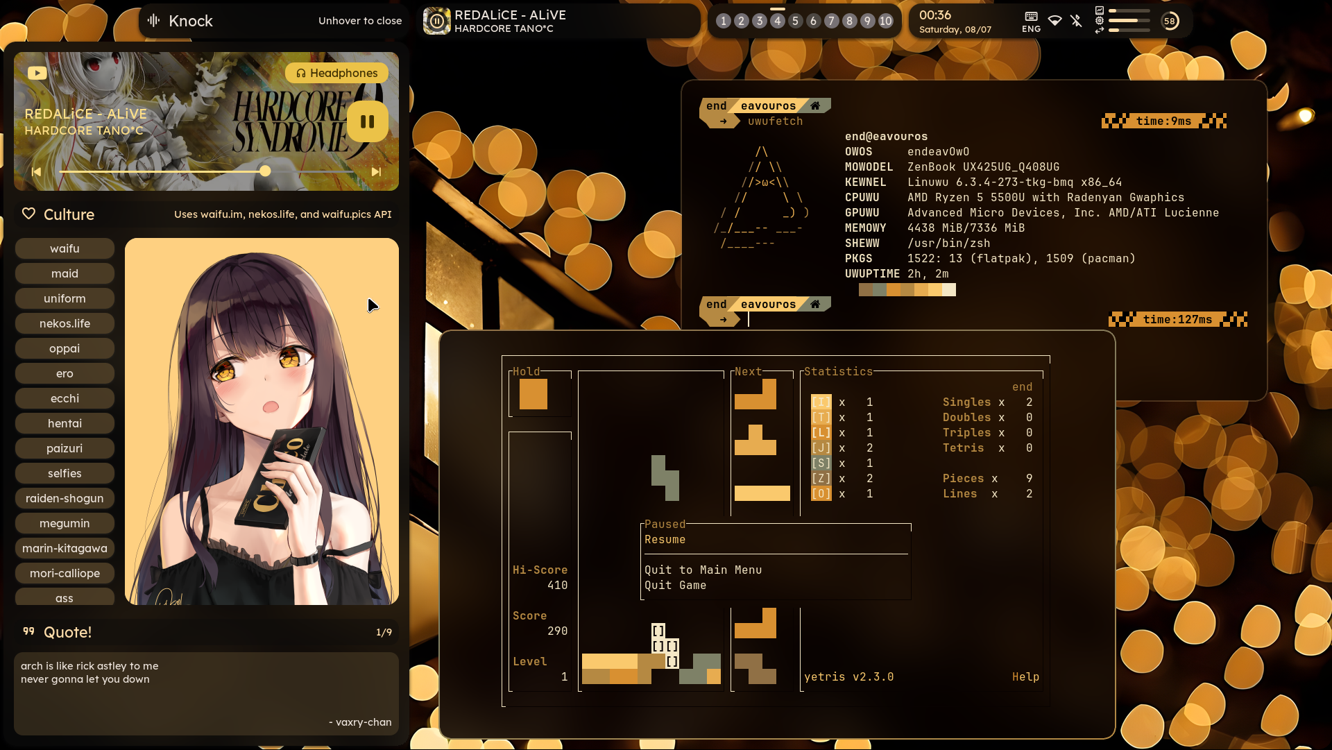 dots-hyprland screenshot 2