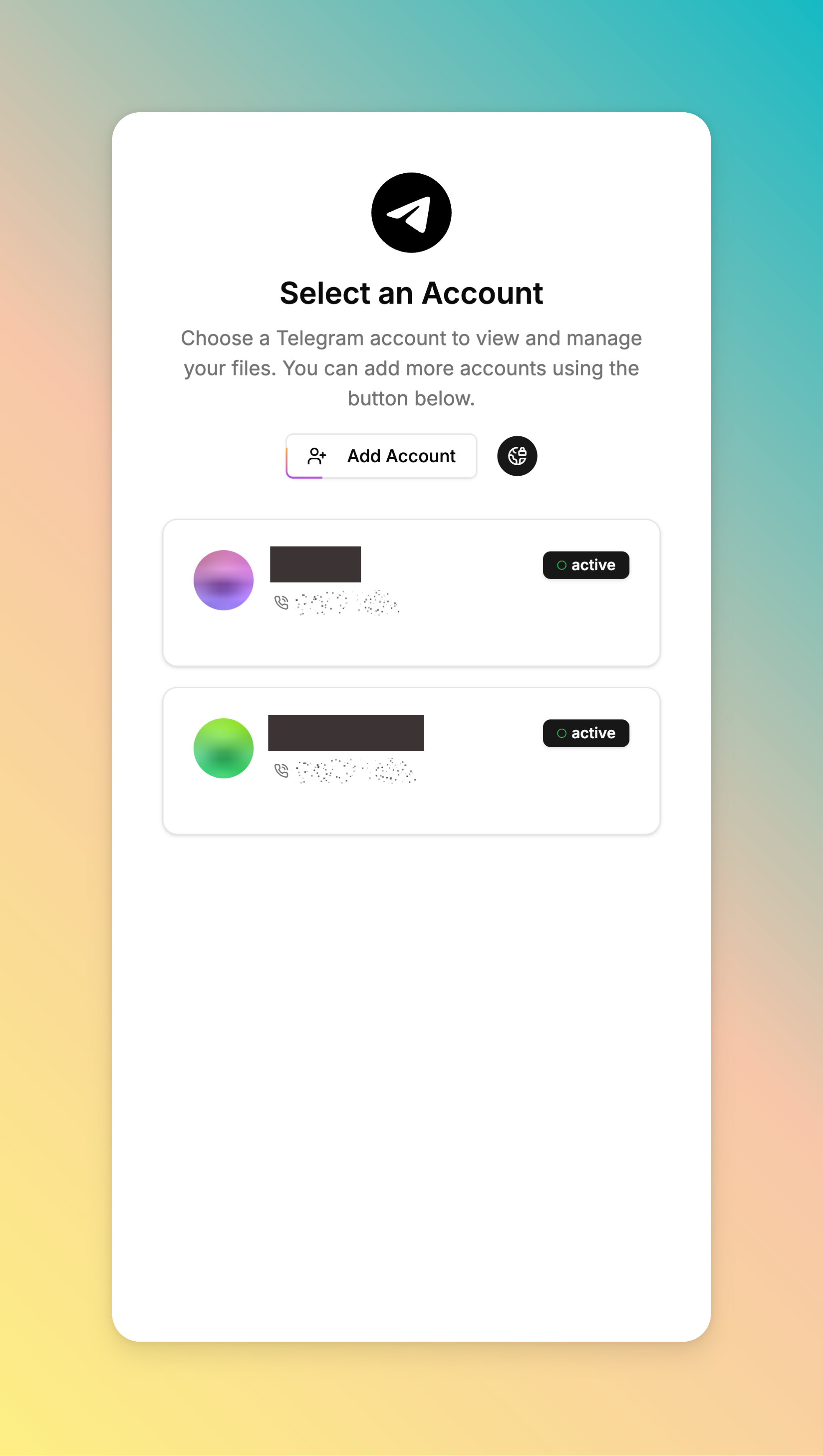 telegram-files screenshot 3