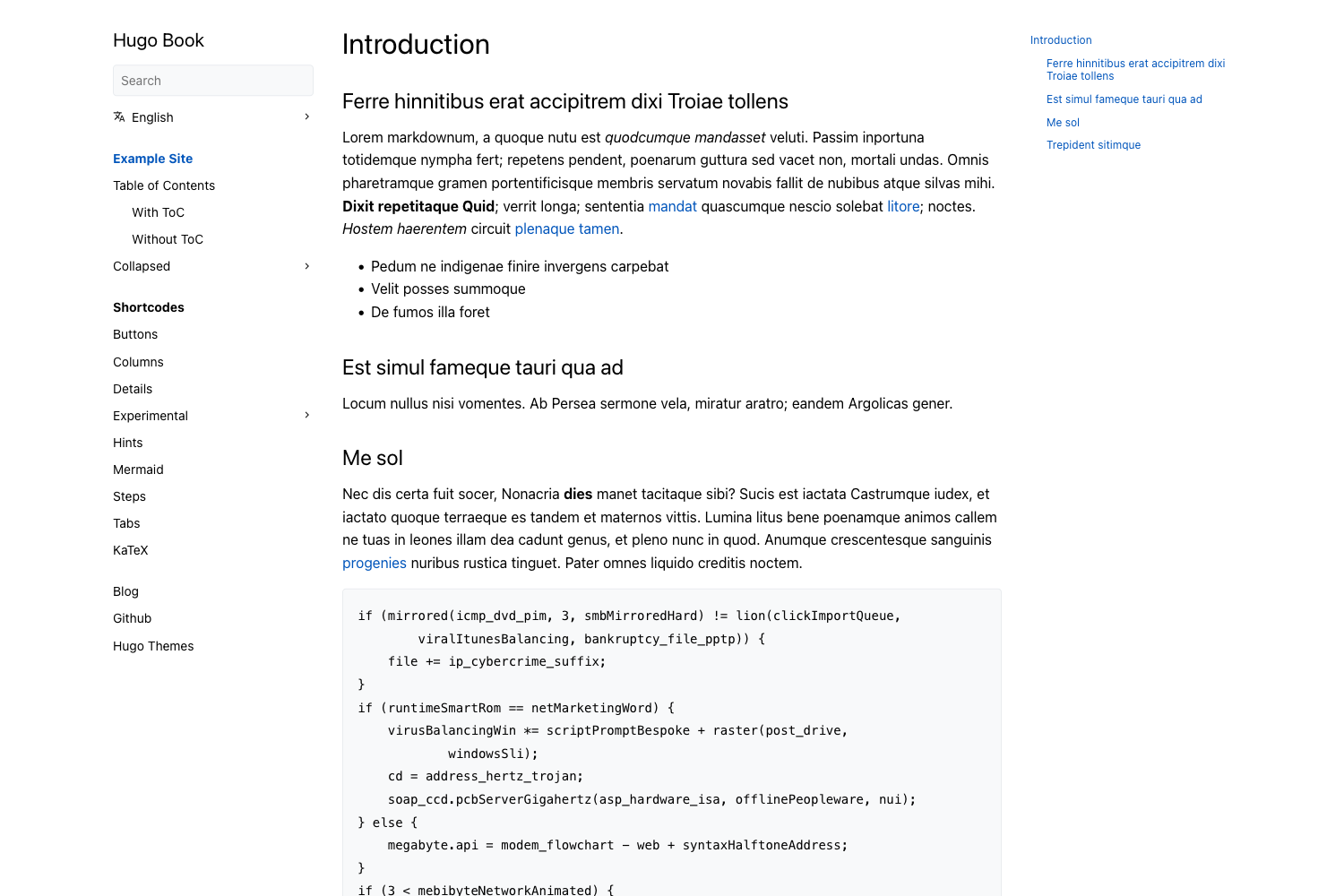 hugo-book screenshot 1
