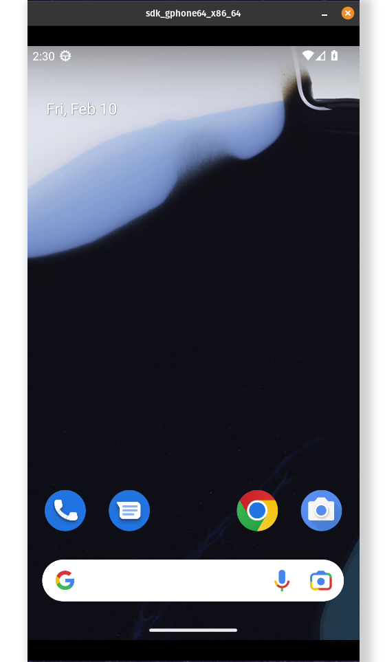 docker-android screenshot 1