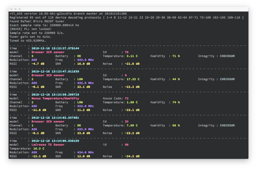 rtl_433 screenshot 1