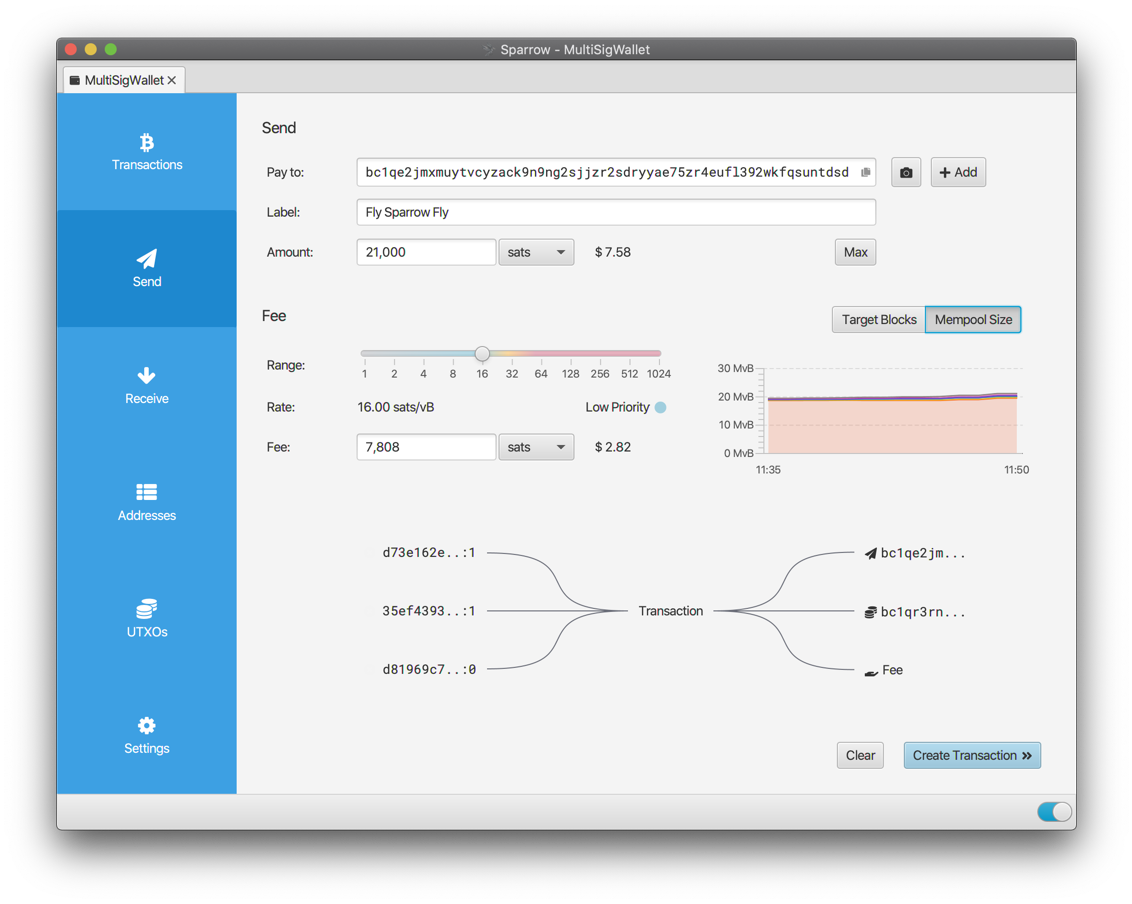 sparrow screenshot 1