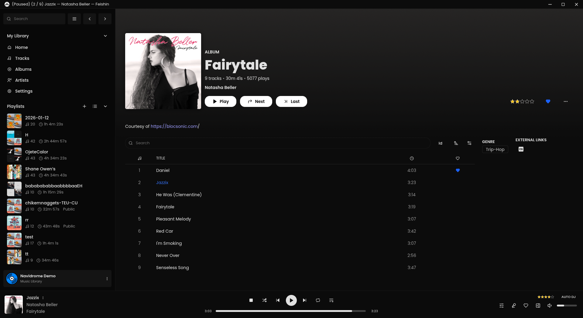 feishin screenshot 3