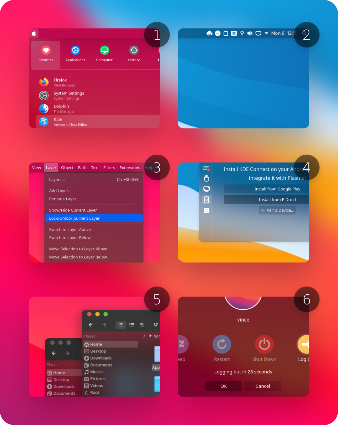 WhiteSur-kde screenshot 2