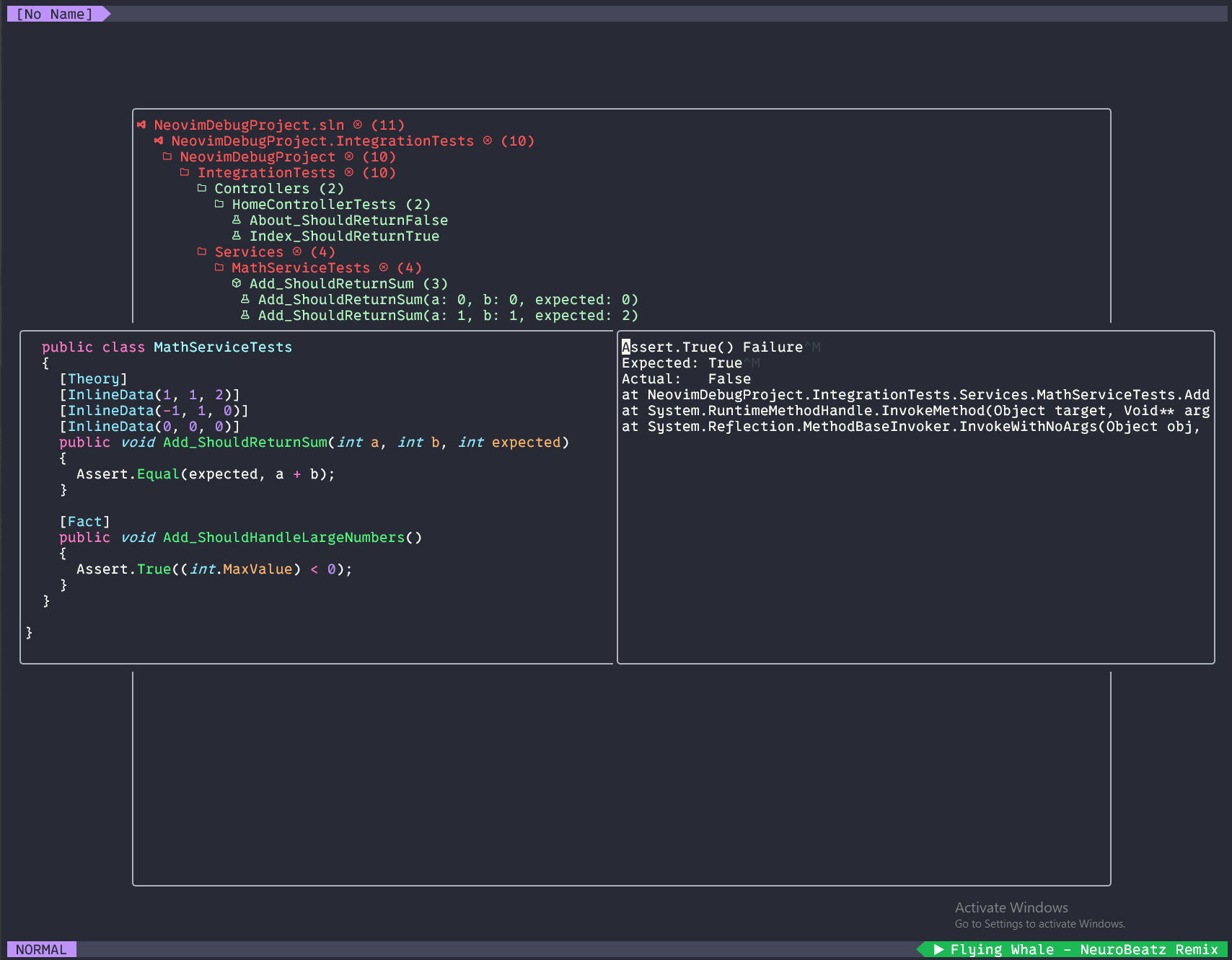 easy-dotnet.nvim screenshot 2