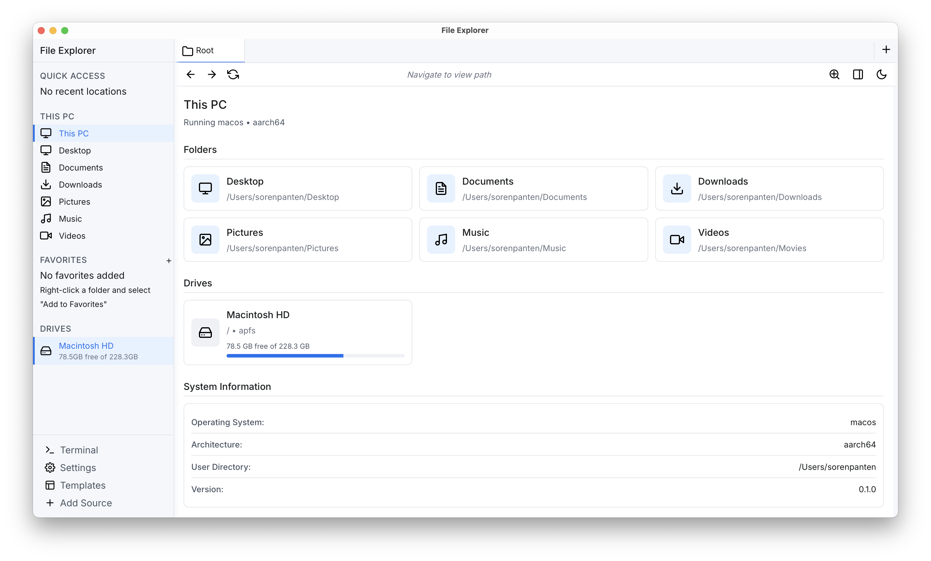 FileExplorer screenshot 2
