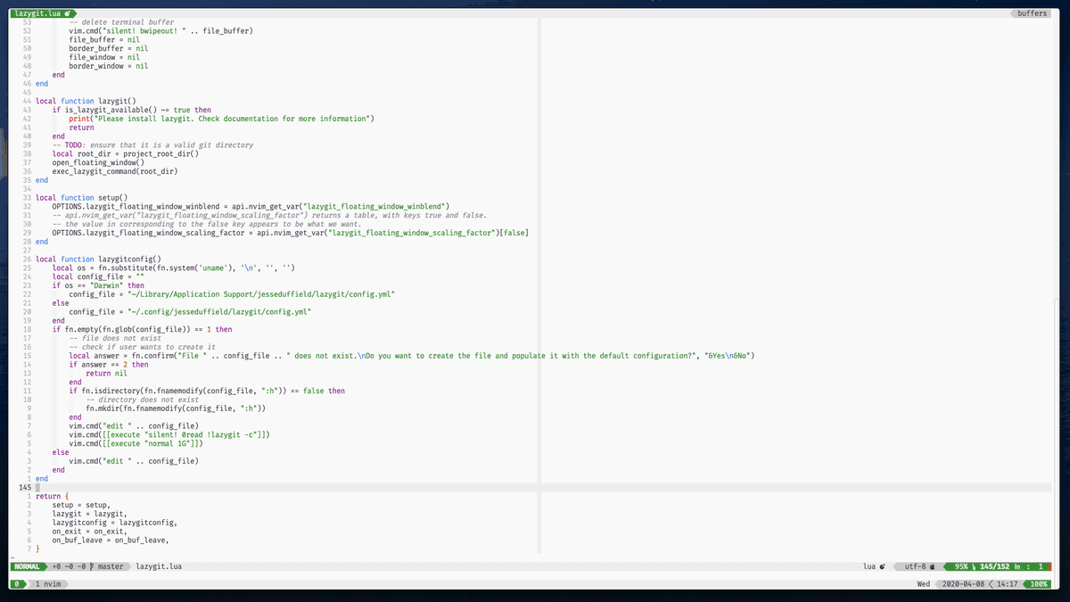 lazygit.nvim screenshot 2