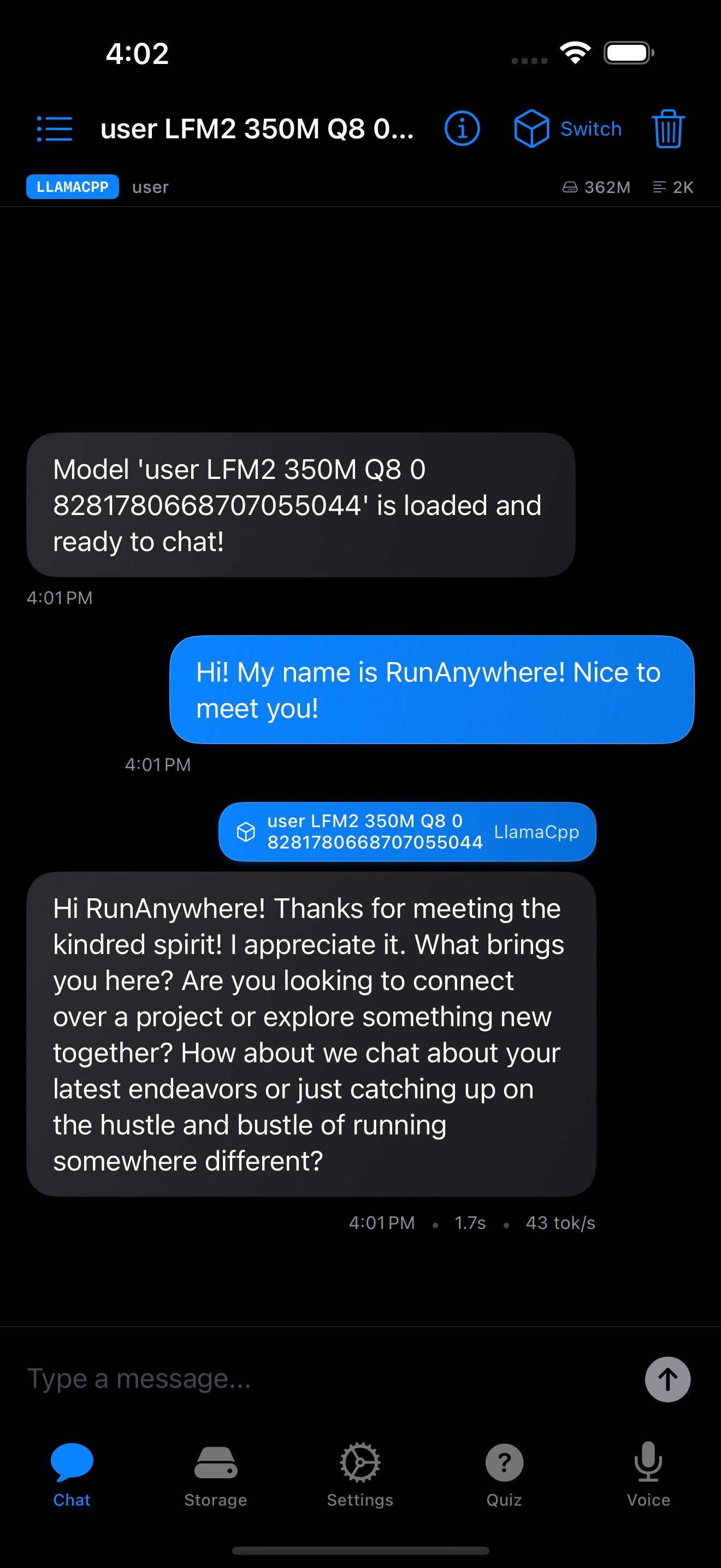 runanywhere-sdks screenshot 1